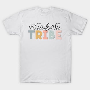 Volleyball Tribe Muted Pastels T-Shirt